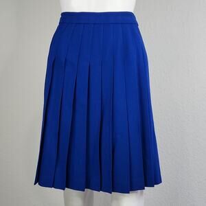 Vintage Pleated Wool Skirt Size Medium